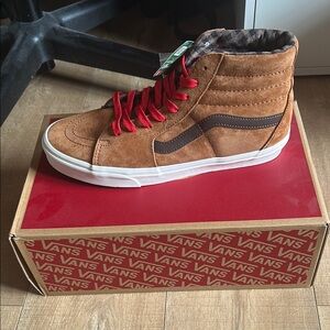 Vans Men's Brown High-Top Sneakers